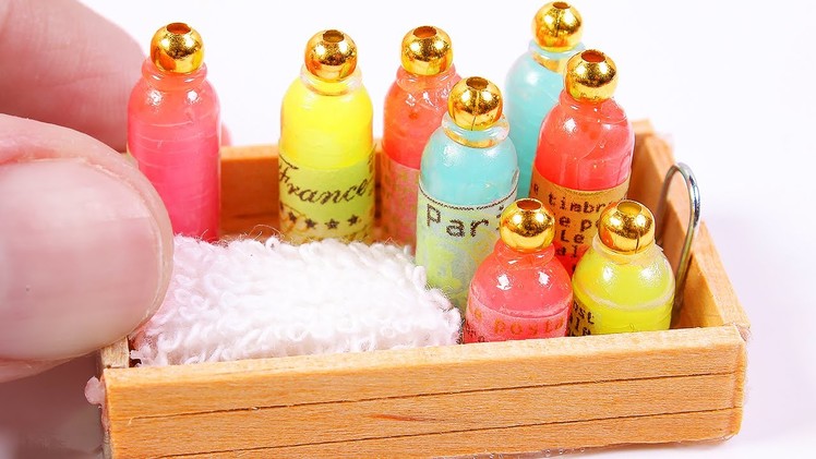 Miniature Soap Bottle DIY ~ Dollhouse DIY