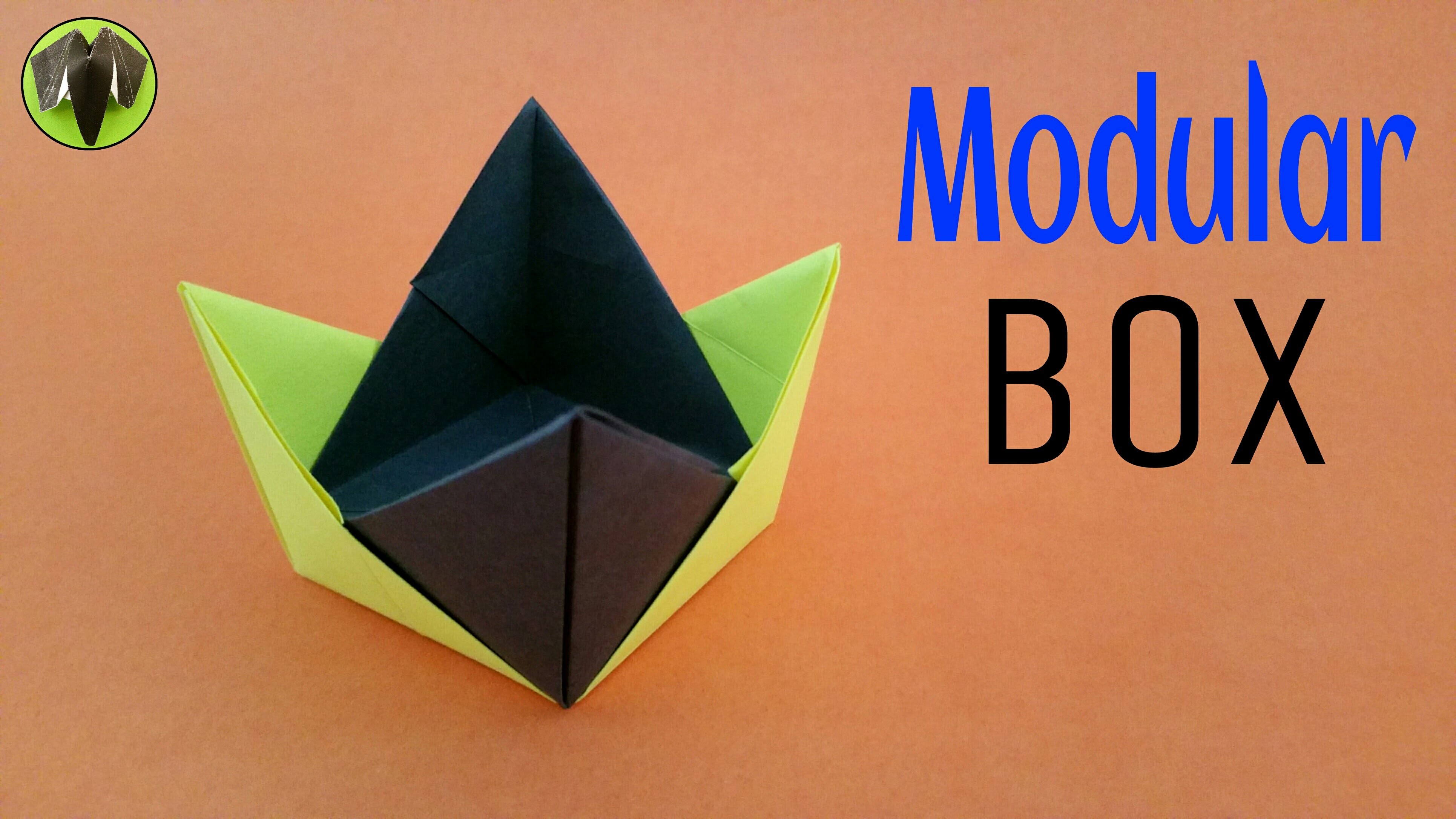 Origami Tutorial To Make A Modular Box Handmade Diy 8948