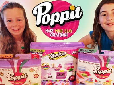 Poppit Air Dry Clay | Shopkins, Cup Cakes, Ice Cream DIY Kits
