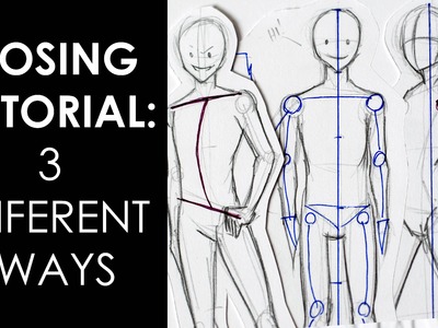 POSING TUTORIAL DIY: How to Draw Poses for your Characters