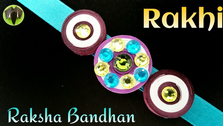 Quilling Tutorial to make "Rakhi Bracelet for Raksha Bandhan" | Handmade |DIY | Design - 9 