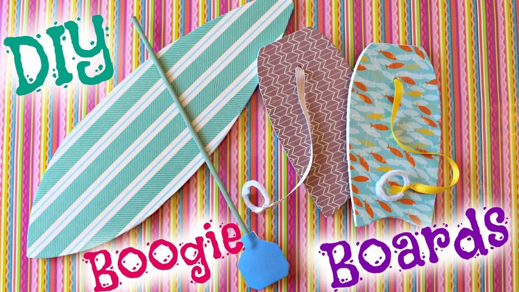 Surfboard & Boogie Board | DIY American Girl Doll Craft