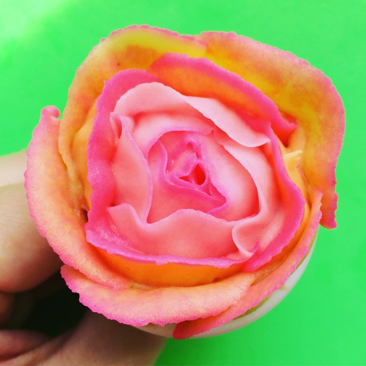 Tutorial How to make rose from  korean bean paste DIY