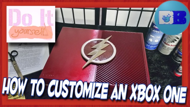 Xbox One Custom Console Tutorial - The Flash (A Drumblanket DIY Tutorial)