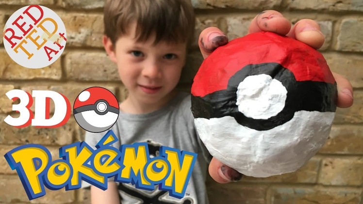3D Poke Ball DIY - Pokemon Go - Collab wit Carly Toffle
