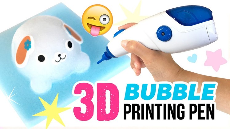 3D Printing Pen With BUBBLES!!! Awamoko 3D Pen DIY Tutorial