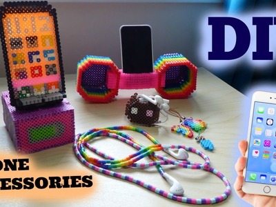 5 DIY Perler Bead Phone Accessories