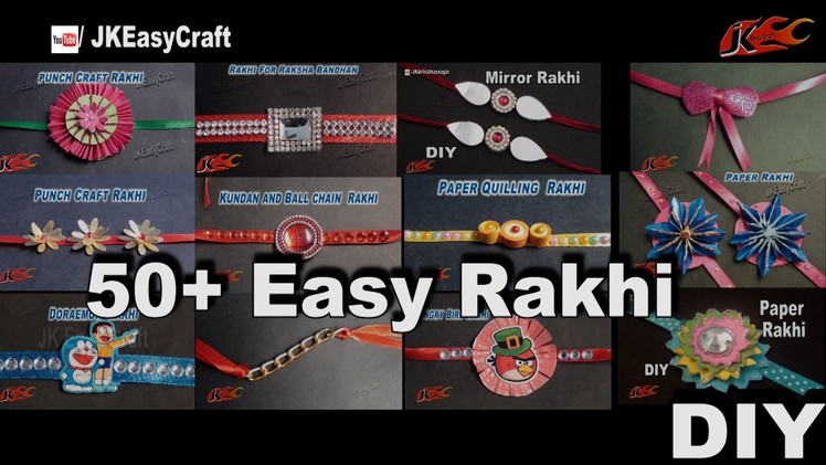 50+ Easy Rakhi Making Videos Compilation | DIY How to make Rakhi | JK Easy Craft 180