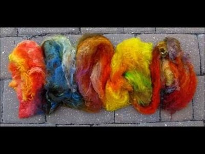 Camaj Fiber Arts - How to Dye Silk Lap