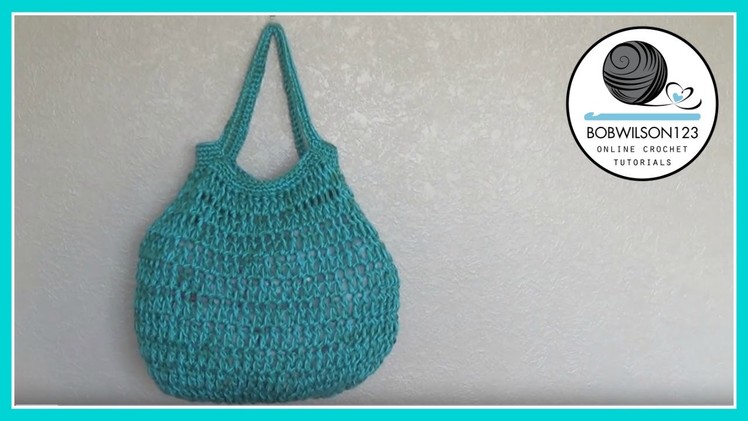Crochet big bottom bag tutorial