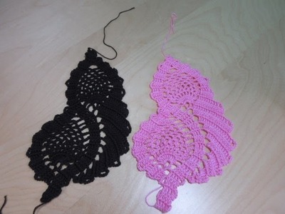 Crochet bruges lace pineapple motifs with Ruby Stedman
