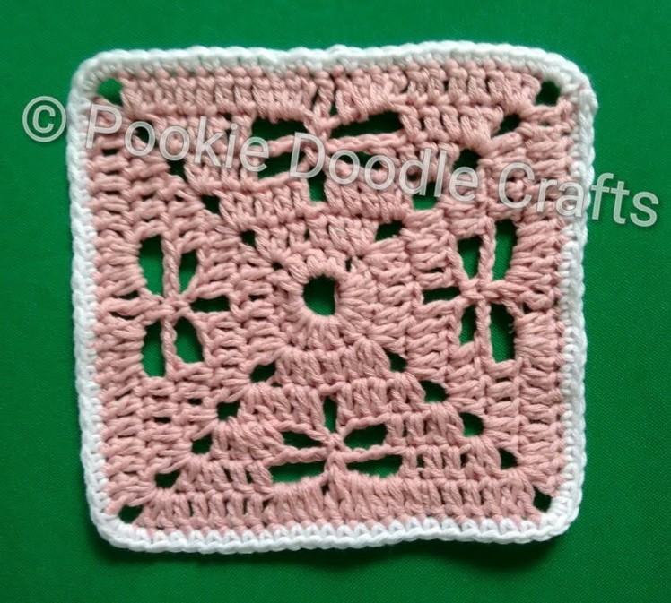 Crochet Dragonfly Stitch Coaster Mat - CAL Crochet Along