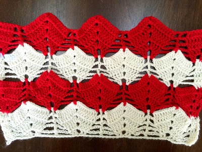 Crochet pattern - interesting umbrella crochet stitch