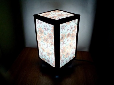DIY# 45 Lampshade 2 in 1 Made Of Recycled Box