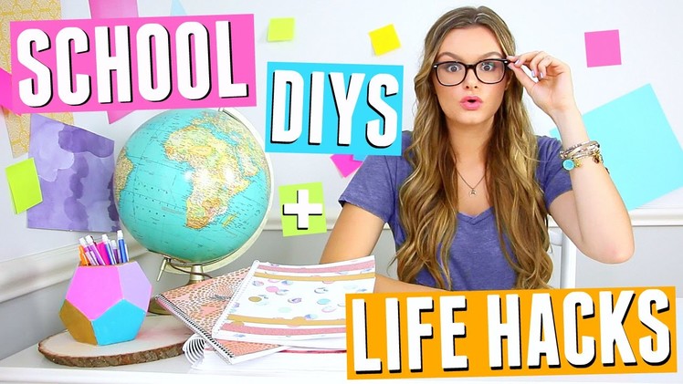 DIY Back to School Supplies & Life Hacks!!