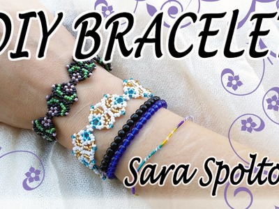 DIY bead bracelet for beginners - How to make a super easy wish bracelet