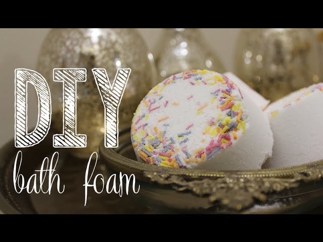 DIY Birthday Cake Solid Bath Foam