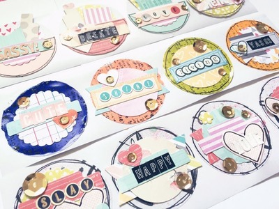 DIY Circle Embellishments Stickers!