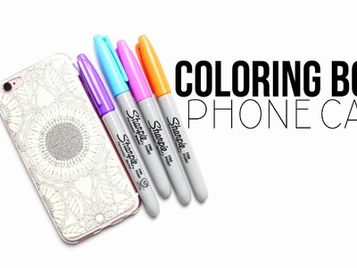 DIY Coloring Book Phone Case!