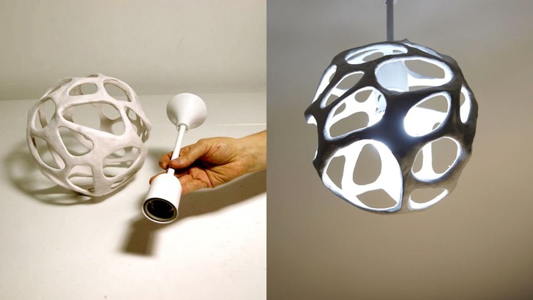 DIY Crafts - Awesome Organic Lampshade Without Using a 3D Printer