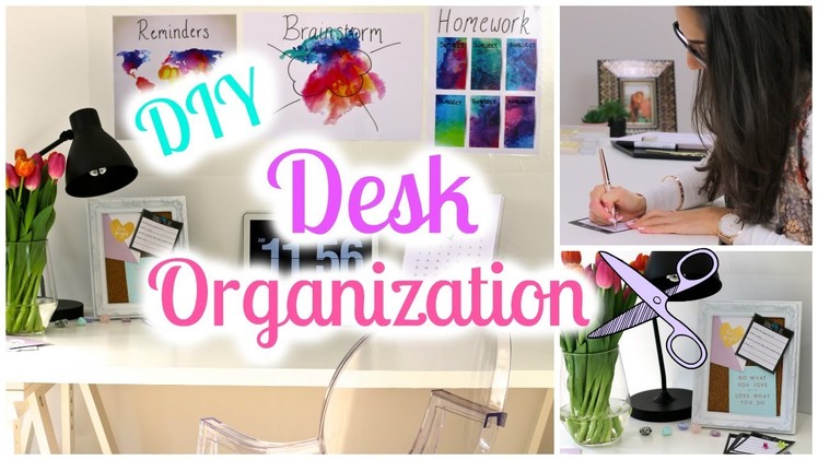 DIY Desk Decor and Organization Ideas | Back To School 2016