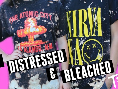 DIY DISTRESSED AND BLEACHED T-SHIRTS | Griffin Arnlund