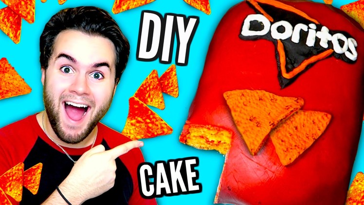 DIY DORITOS CAKE | Edible Dorito Bag! | How To Turn Cake Into Chips!