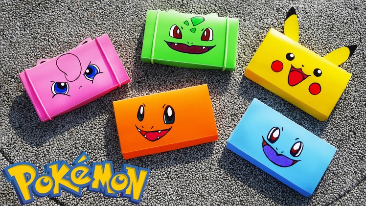 DIY EASY Pokemon Pencil Box! Back to School Tutorial | NerdECrafter |  DIY School Supplies