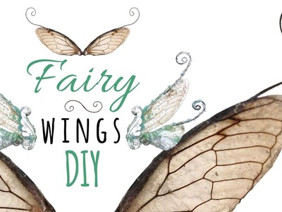 DIY Fairy Wings for Dolls or Jewelry; Realistic Insect & Polymer Clay Doll Wings Tutorial