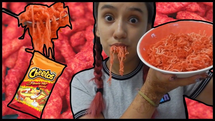 DIY Flamin' Hot Cheetos Ramen !! How To Cook Poison !!