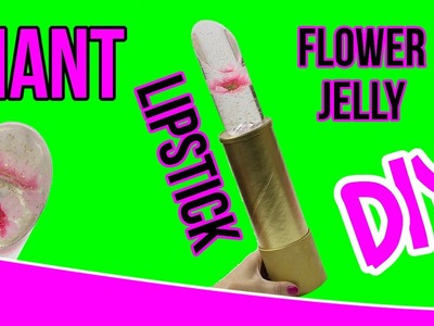 DIY Giant Flower Jelly Lipstick! How To DIYs Easy Room Decor or Storage Idea - Cool DIY Project!