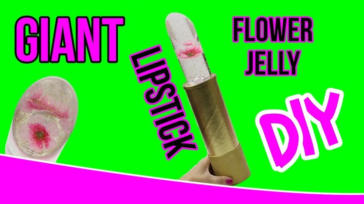 DIY Giant Flower Jelly Lipstick! How To DIYs Easy Room Decor or Storage Idea - Cool DIY Project!