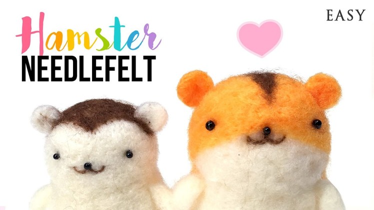 DIY Hamster Felt Kit!! WARNING - Extremely Cute Hamsters Inside This Video