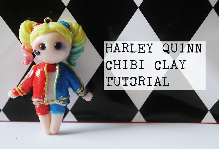 DIY Harley Quinn Chibi Clay Tutorial | PassionFruitDIY