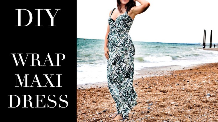 DIY | How to make a wrap maxi dress | Burda Pattern Sew Along | Szilvia Bodi