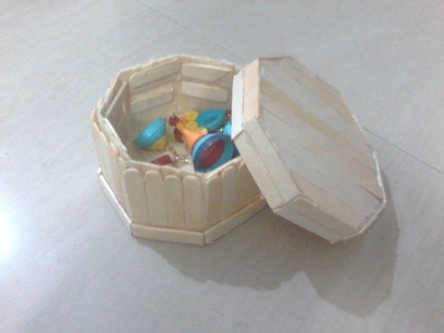 DIY: How to make jewellery box using ice cream sticks
