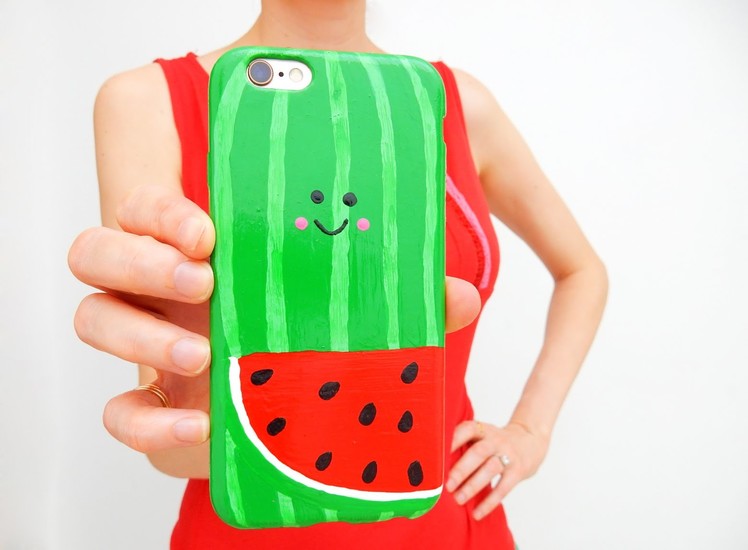DIY Kawaii Watermelon Phone Case