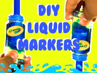 DIY Liquid Markers !!!. Lava Lamp Markers | Diy's by abraham