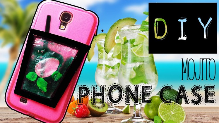 DIY LIQUID Mojito PHONE CASE