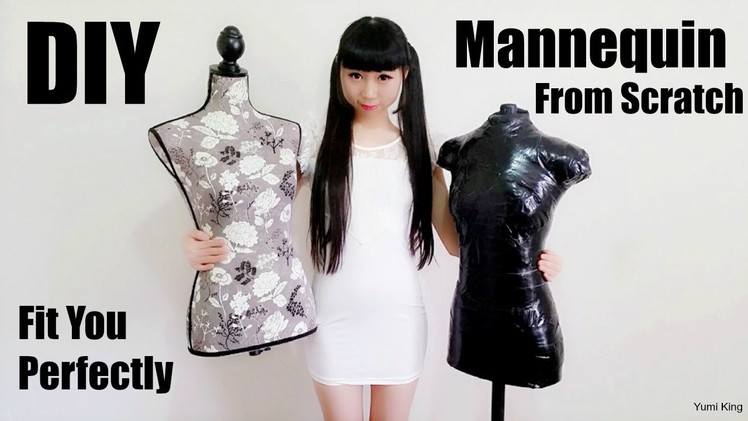 DIY  Mannequin from Scratch | DIY Homemade Dress Form Fits you Perfectly