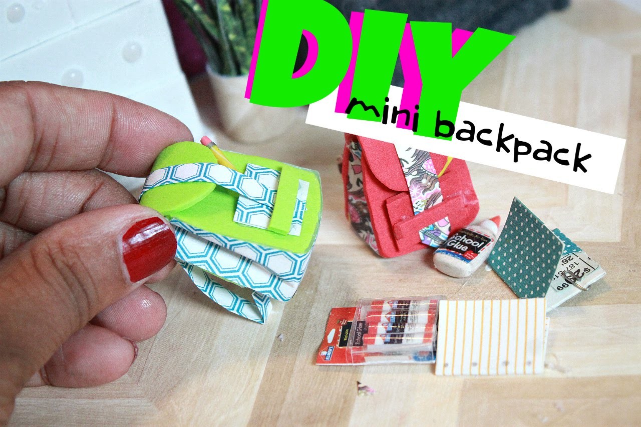 DIY Miniature Backpack