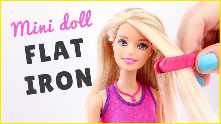 DIY Miniature Hair Straightener for a Barbie Doll!