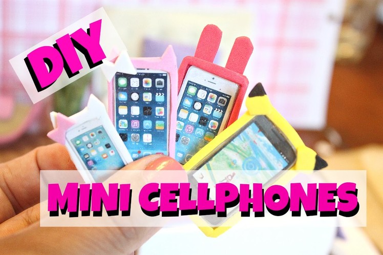 DIY Miniature Iphone and Cases | EASY DOLL DIY