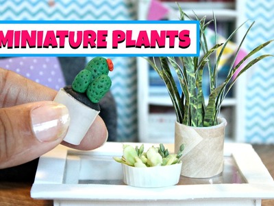DIY Miniature Plants | EASY DOLLHOUSE DIY
