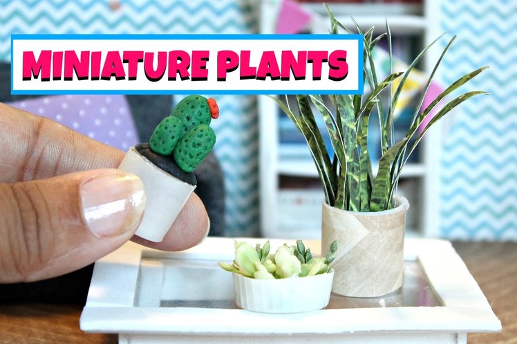 DIY Miniature Plants | EASY DOLLHOUSE DIY