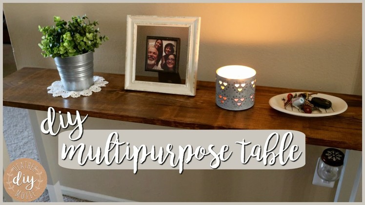 DIY Multipurpose Table⎪Entry, Sofa, or Laptop Table