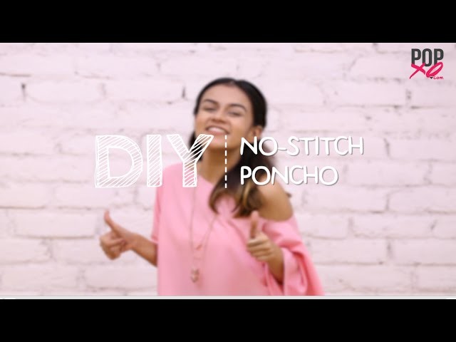 DIY: No Stitch Poncho