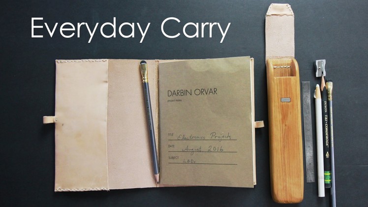 DIY Notebook & Pencil Case #EDC