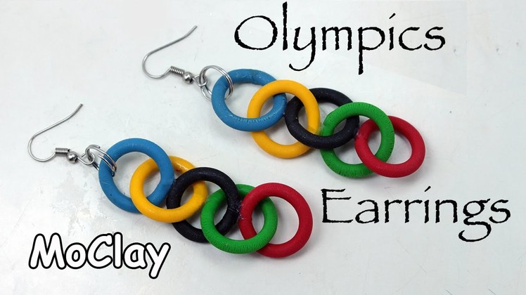 DIY Olympics earrings - Polymer clay tutorial