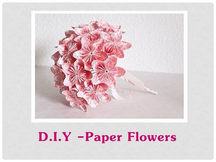 DIY: Origami Paper Flower | Origami Flower for Kusudama (Flower Ball)